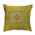 Embroidered cushion cover, 'Prosperous Heritage' - Classic Armenian Embroidered Acrylic Cushion Cover in Green