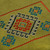 Embroidered cushion cover, 'Prosperous Heritage' - Classic Armenian Embroidered Acrylic Cushion Cover in Green