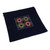 Embroidered cushion cover, 'Navy Ancestry' - Fair Trade Traditional Embroidered Acrylic Cushion Cover