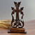 Cruz de madera - Cruz tradicional de madera marrón oscura tallada a mano de Armenia