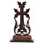 Cruz de madera - Cruz tradicional de madera marrón oscura tallada a mano de Armenia