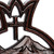 Wood decorative accent, 'Omen & Faith' - Pomegranate-Shaped Dark Brown Beechwood Decorative Accent