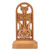 Wood cross sculpture, 'Portal to Faith' - Hand-Carved Beech Wood Cross Sculpture from Armenia