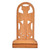 Wood cross sculpture, 'Portal to Faith' - Hand-Carved Beech Wood Cross Sculpture from Armenia