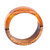Wood and resin band ring, 'Chic Sunshine' - Hand-Carved Yellow Apricot Wood and Resin Band Ring