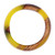 Anillo de banda de madera y resina - Anillo de resina y madera de albaricoque hecho a mano en amarillo