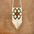 Collar colgante de cuentas de vidrio - Collar Con Colgante De Cuentas De Vidrio Hecho A Mano De Armenia De Comercio Justo