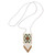 Collar colgante de cuentas de vidrio - Collar Con Colgante De Cuentas De Vidrio Hecho A Mano De Armenia De Comercio Justo