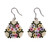Glass beaded dangle earrings, 'Primaveral Era' - Spring-Inspired Armenian-Made Glass Beaded Dangle Earrings