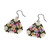 Glass beaded dangle earrings, 'Primaveral Era' - Spring-Inspired Armenian-Made Glass Beaded Dangle Earrings