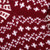 Knit socks, 'Bold Snowflakes' - Burgundy and White Acrylic and Wool Snowflake Knit Socks