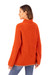 Alpaca blend funnel neck sweater, 'Sumptuous Warmth in Orange' - Funnel Neck Alpaca Blend Sweater in Orange and Grey Hues