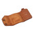 Men's tri-fold leather wallet, 'Modern Flair in Honey' - Armenian Handmade Men's Tri-Fold Leather Wallet in Honey