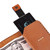 Men's tri-fold leather wallet, 'Modern Flair in Honey' - Armenian Handmade Men's Tri-Fold Leather Wallet in Honey