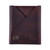 Men's fold-over leather wallet, 'Stylish Brown' - Armenian Handmade Men's Fold-Over Leather Wallet in Brown
