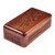 Wood jewelry box, 'Armenian Treasures' - Hand-Carved Traditional Armenian-Themed Wood Jewelry Box