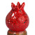 Ceramic bottle stopper, 'Pomegranate Essential' - Fair Trade Glazed Pomegranate-Shaped Ceramic Bottle Stopper
