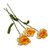 Crocheted home accents, 'Daffodil Spring' (set of 3) - Armenian-Made Set of 3 Knit Daffodil-Shaped Home Accents