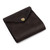 Leather wallet, 'Rich Onyx' - Handmade Minimalist Onyx Leather Wallet with Snap Closure