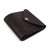 Leather wallet, 'Rich Onyx' - Handmade Minimalist Onyx Leather Wallet with Snap Closure