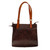 Leather shoulder bag, 'Bohemian Chocolate' - Chocolate Brown Leather Shoulder Bag with Zipper Closure