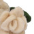 Wool felt home accents, 'White Rose Illusion' (set of 3) - 3-Piece White Rose Wool Felt Home Accent Set from Armenia