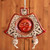 Decoración de pared de cerámica - Adorno Tradicional De Cerámica Roja Daghdghan Hecho A Mano