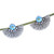 Natural flower and sterling silver drop earrings, 'Silver Serenade' - Classic Sterling Silver Drop Earrings with Natural Flowers