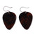 Obsidian dangle earrings, 'Audacious Duo' - Armenian-Made Sterling Silver and Obsidian Dangle Earrings