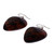 Obsidian dangle earrings, 'Audacious Duo' - Armenian-Made Sterling Silver and Obsidian Dangle Earrings
