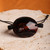 Obsidian pendant bracelet, 'Emblem of Courage' - Armenian-Made Oval Natural Brown Obsidian Pendant Bracelet
