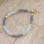 Quartz beaded wristband bracelet, 'Lasting Impression' - Quartz Beaded Adjustable Wristband Bracelet from Thailand (image 2) thumbail