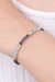 Quartz beaded wristband bracelet, 'Lasting Impression' - Quartz Beaded Adjustable Wristband Bracelet from Thailand (image 2j) thumbail