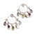 Multi-gemstone dangle earrings, 'Harmonious Rain' - Five-Carat Multi-Gemstone Dangle Earrings with Drop Jewels