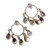 Multi-gemstone dangle earrings, 'Harmonious Rain' - Five-Carat Multi-Gemstone Dangle Earrings with Drop Jewels