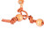 Agate, howlite and leather beaded bracelet, 'Summery Flair' - Handmade Agate and Howlite Beaded Bracelet with Leather Cord
