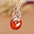 Quartz macrame pendant necklace, 'Unmatched Beauty' - Adjustable Macrame Necklace with Quartz Pendant from Armenia