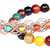 Agate beaded bracelets, 'Colorful Agate' (set of 2) - Set of 2 Agate Beaded Bracelets Handcrafted in Armenia