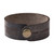 Pulsera de cuero para hombre - Pulsera de cuero marrón con temática jeroglífica para hombre