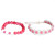 Agate beaded bracelets, 'Sweet Agate' (set of 2) - Set of 2 Pink Agate Beaded Bracelets Handcrafted in Armenia