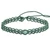 Nephrite jade macrame choker necklace, 'Stylish Aqua' - Jade Macrame Choker Necklace Handmade in Aqua Cotton Cords