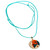 Gold-plated enamel pendant necklace, 'The Aries Emblem' - Painted 18k Gold-Plated Aries Enamel Pendant Necklace