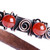 Copper and carnelian wrap bracelet, 'Infinite Flames' - Antique Armenian Copper Wrap Bracelet with Carnelian Beads