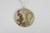 Collar colgante de cerámica - Collar Colgante De Cerámica Glaseado Con Temas De Orquídeas Pintados A Mano