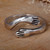 Anillo envolvente de plata de ley - Anillo envolvente inspirador de plata de ley elaborado en Armenia