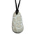 Stone pendant necklace, 'My Abundance' - Pomegrante-Themed Grey Stone Pendant Necklace from Armenia