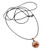 Natural flower pendant necklace, 'Spring Glint' - Handmade Natural Flower Pendant Necklace with Cotton Cord