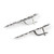 Sterling silver drop earrings, 'Garni Stones' - Modern Garni Gorge-Inspired Sterling Silver Drop Earrings