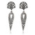 Sterling silver dangle earrings, 'Armenian Essence' - Classic Armenian Oxidized Sterling Silver Dangle Earrings