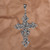 Sterling silver pendant, 'Cross of Vines' - Armenian Vine-Themed Sterling Silver Cross Pendant